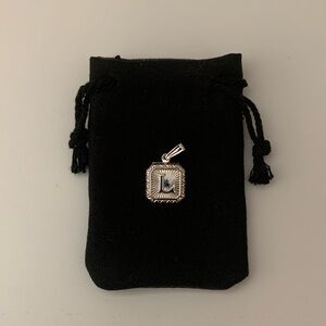 Miranda Frye Silver “L” Alpha Charm